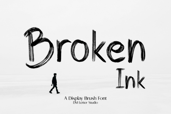 Broken Ink: A Bold Display Font