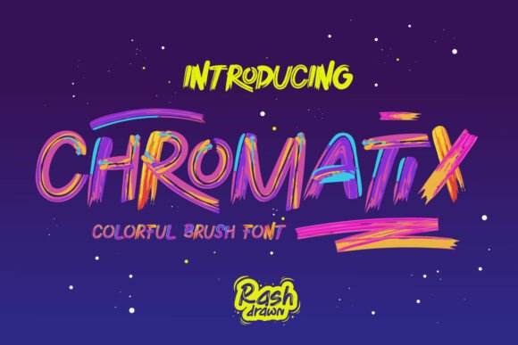 Chromatix: Bold Color Font for Digital Design