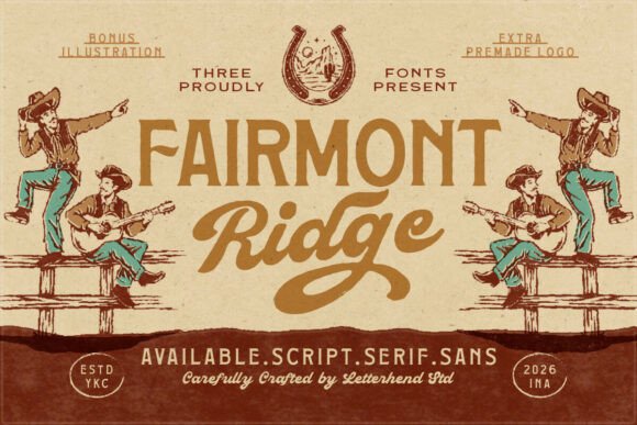 Fairmont Ridge Font for Western Branding