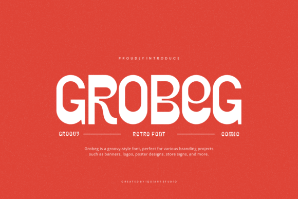 Grobeg Font: Retro Energy for Modern Design