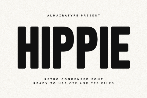 Hippie Font for Creative Makers