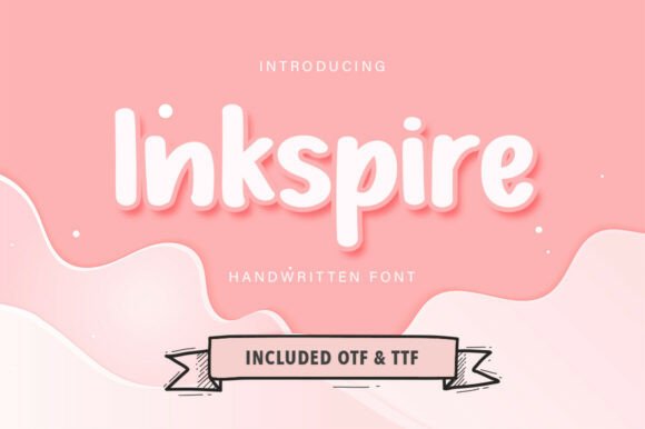 Inkspire Font for Creative Publishing