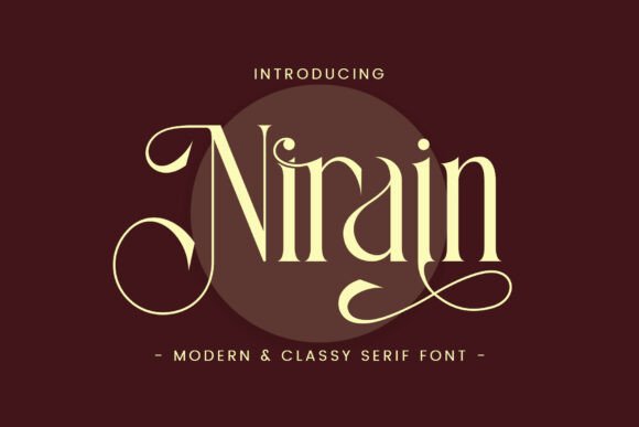 Nirain: A Serif Font for Elegant Design