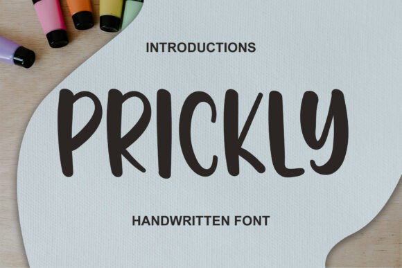 Prickly: A Bold Display Font for Creative Projects