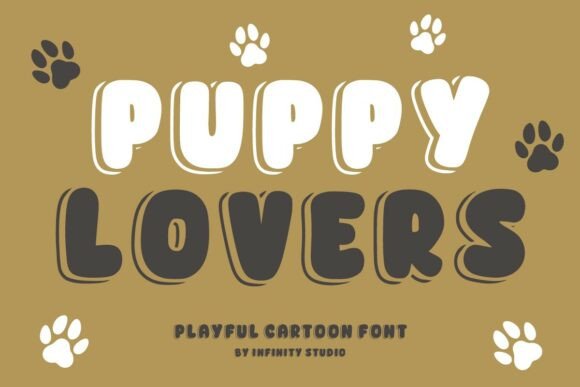Puppy Lovers Font for Creative Projects