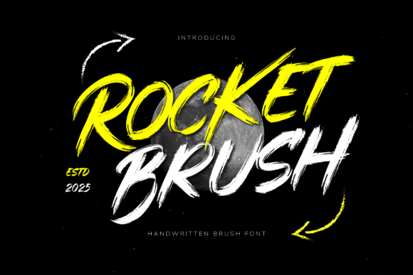 Rocket Brush Font for Bold Web Design