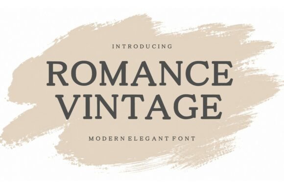 Romance Vintage Font Review