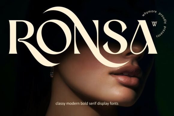 Ronsa: A Bold Serif Font for Web Design