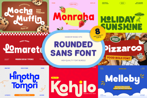 Rounded Sans Bundle Font