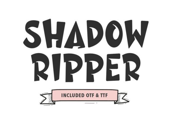 Shadow Ripper Font for Bold Design