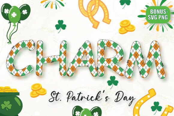 St Patrick's Day Charm Font