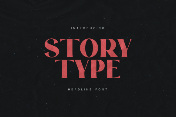 Story Type Font for Web Design
