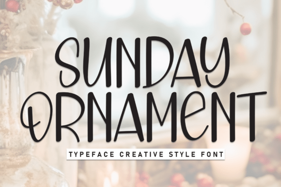 Sunday Ornament Font
