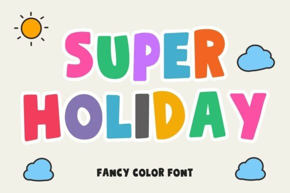 Super Holiday Font for Creative Makers