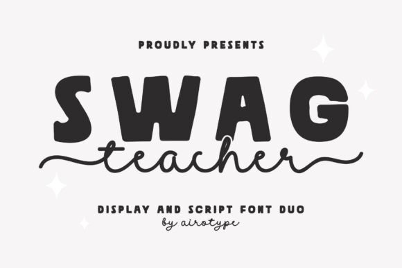 Swag Teacher Font for Creative Projects