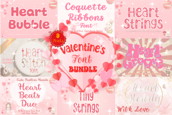 Valentines Font Bundle for Creative Projects
