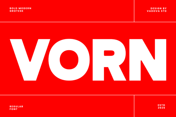 Vorn Font for Creative Projects